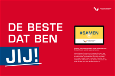 Banner 'De beste dat ben jij'